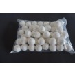 Sachet 25 boules cellulose diam. 50mm blanches