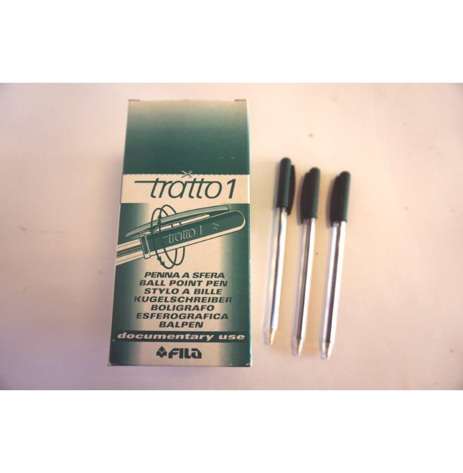 Boite de 50 stylos bille TRATTO Vert 1-1.0