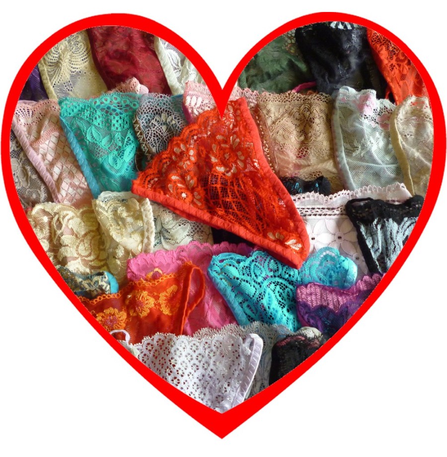 Lot de 50 strings femmes modèles et coloris assortis