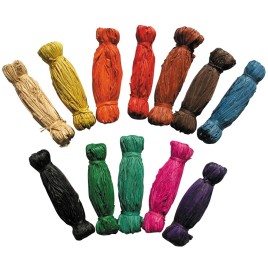 Assortiment raphia végétal 12 pelote 50 g