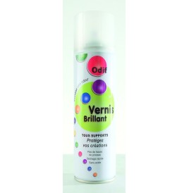 Vernis spray brillant flacon 250 ml
