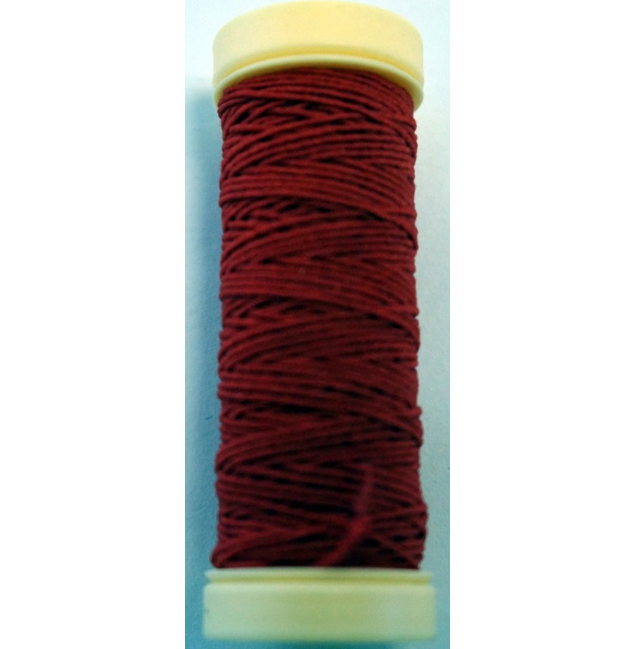 Bobine coton élastique rouge