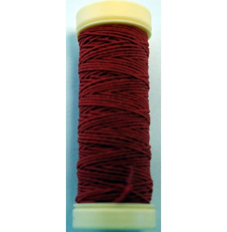 Bobine coton élastique rouge