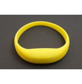 Bracelet lumineux mouvement silicone Jaune