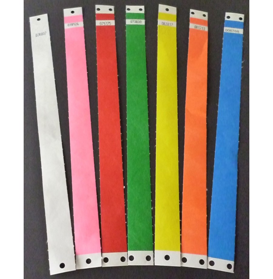 Bracelet Papier inviolable  le cent Assortis