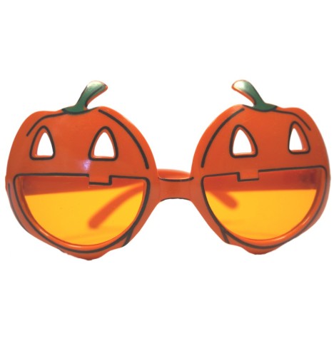 Lunettes citrouille : accessoire fun et effrayant pour Halloween.