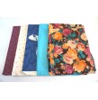Lot de 5 coupons de1x1.40 de tissu imprimé