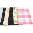 Lot de 5 coupons de1x1.40 de tissu imprimé