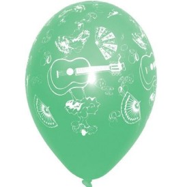 Ballon Espagna 29 cm coul assorties -les 10 - Décoration  pas cher