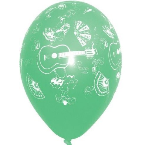 Ballon Espagna 29 cm coul assorties -les 10 - Décoration  pas cher