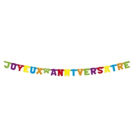 Guirlande anniversaire lettres 2 m