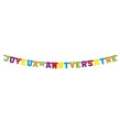Guirlande anniversaire lettres 2 m