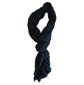 Echarpe tissu noire 1.5 m x 0.50