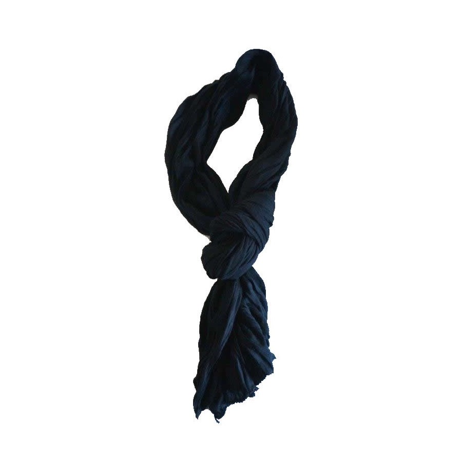 Echarpe tissu noire 1.5 m x 0.50