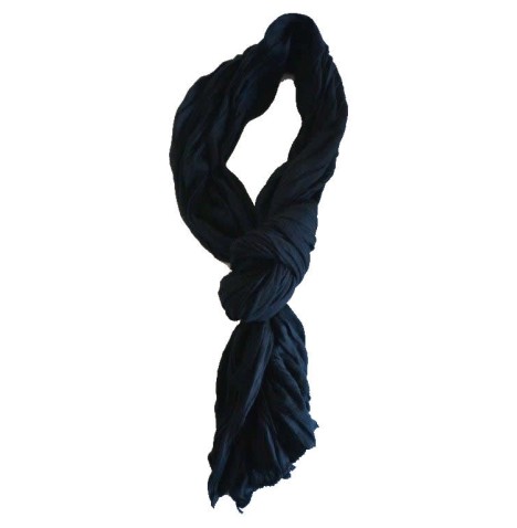 Echarpe tissu noire 1.5 m x 0.50 - Gentleman  pas cher