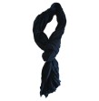 Echarpe tissu noire 1.5 m x 0.50