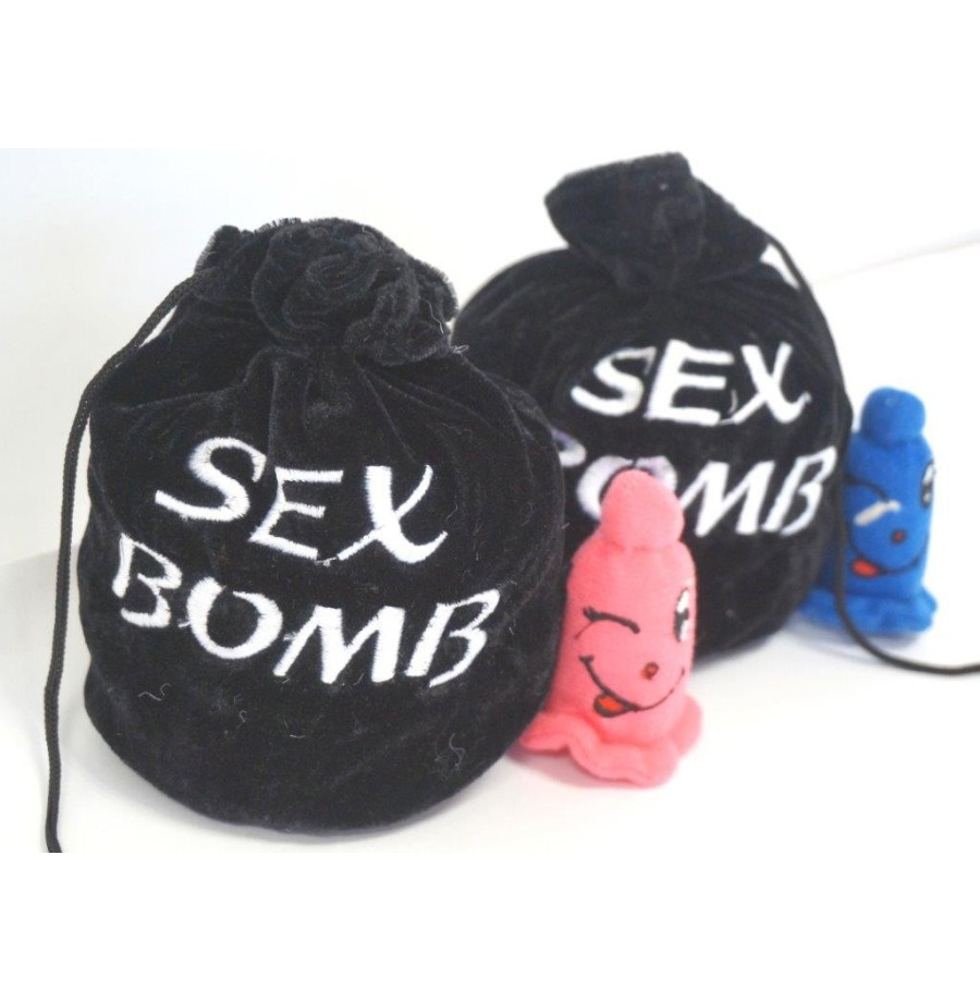Peluche Sexy "Sex Bomb" 14 cm – Cadeau Coquin & Humour pour Adultes