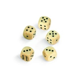 Set de 5 dés 5x16mm - Jeux de société  pas cher