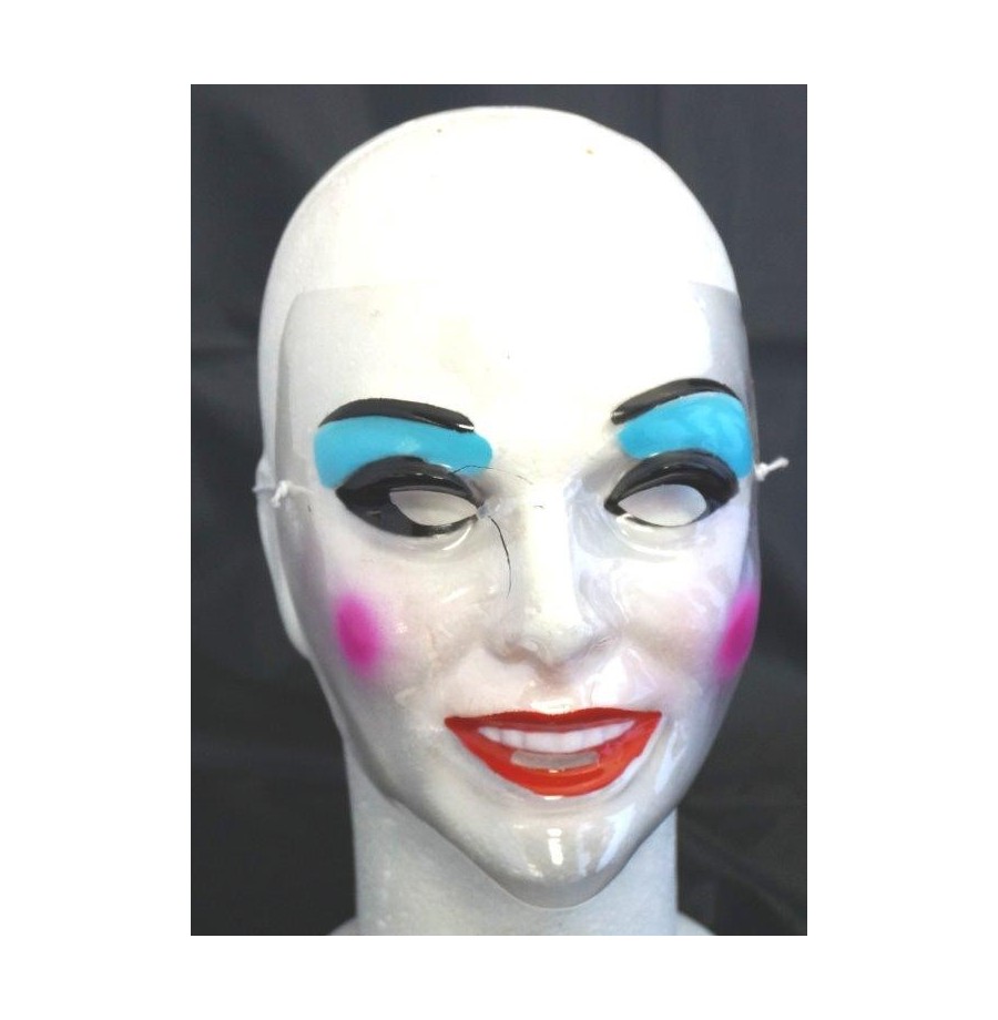 Masque Transparent visage souriant - PVC