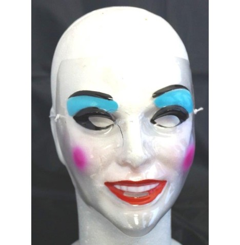 Masque Transparent visage souriant - PVC