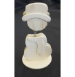 Clip mémo sur ressort Bonhomme de neige 140 mm