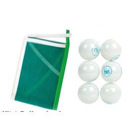 Kit 6 balles de ping pong + 1 filet - Plein air   pas cher