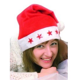 Bonnet père noël  clignotant rouge assortis