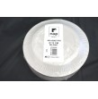 Lot 100 assiettes rondes 18cm carton blanc