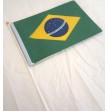 Drapeau  Brésil 16 x29 cm lot de 10