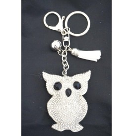 Bijou de sac ou porte clé Hibou strass fantaisi - Girl   pas cher