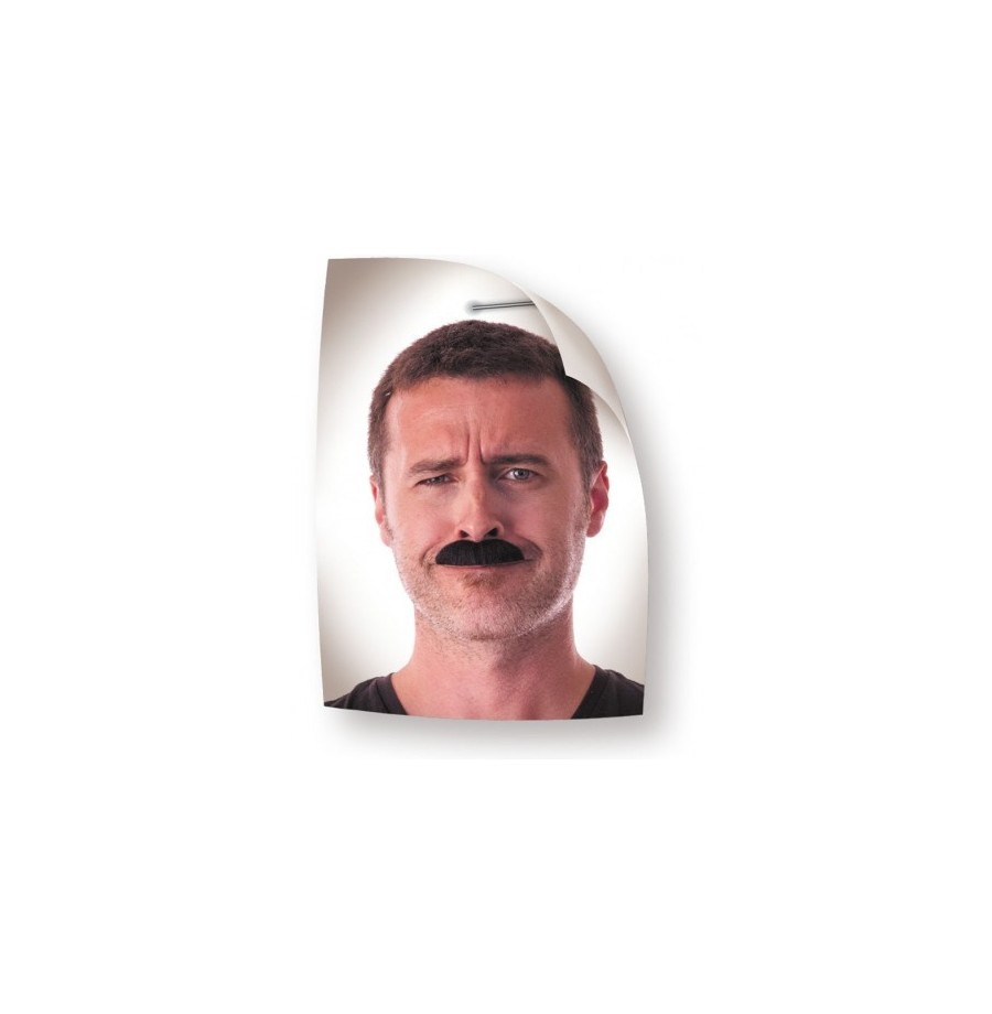 Moustache Dalton noire