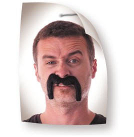 Moustache Watson noire - Moustaches et Masques  pas cher