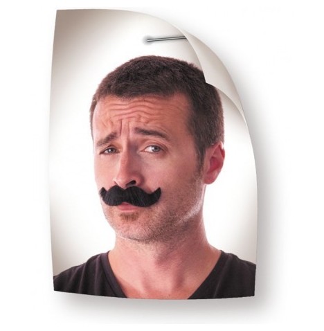 Moustache Classy noire - Moustaches et Masques  pas cher