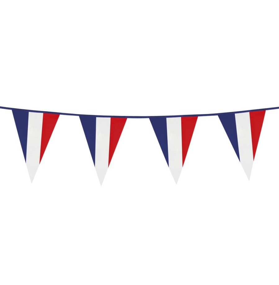 Guirlande France 10 m fanion20x30 1 face pvc