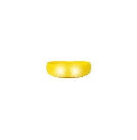 Bracelet lumineux mouvement silicone Jaune