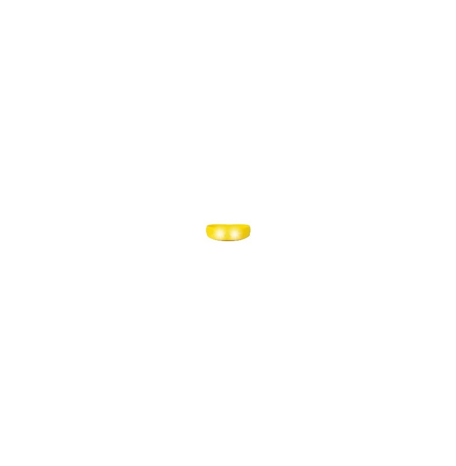 Bracelet lumineux mouvement silicone Jaune