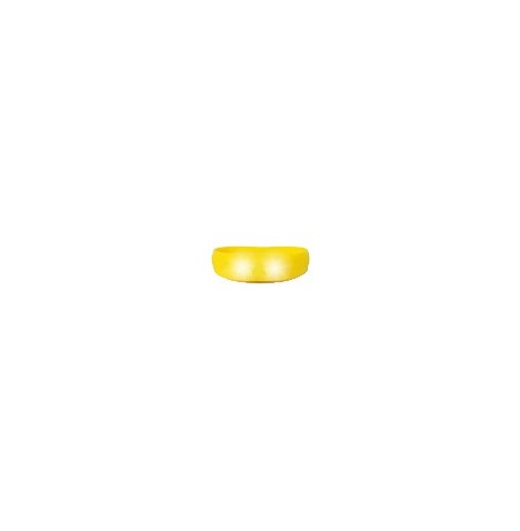 Bracelet lumineux mouvement silicone Jaune - Fluos / Lumineux  pas ...