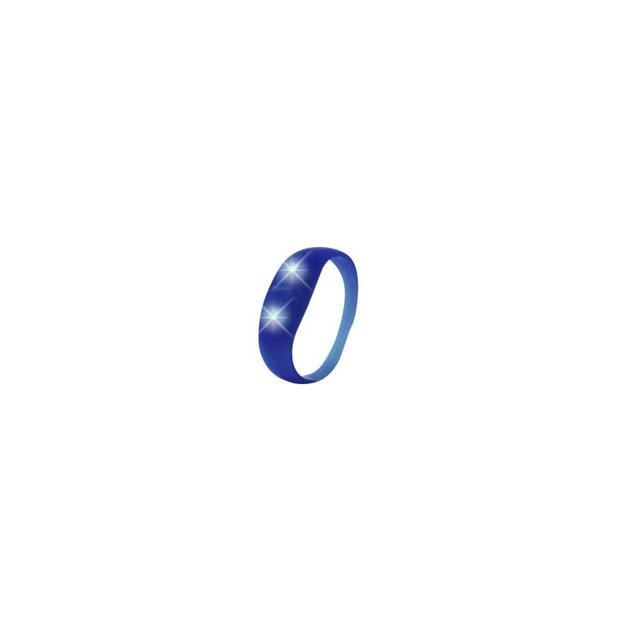 Bracelet lumineux mouvement silicone Bleu