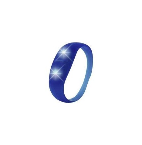 Bracelet lumineux mouvement silicone Bleu