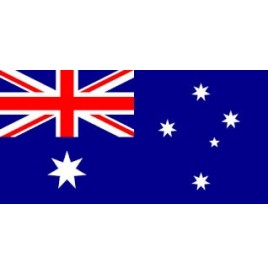 Drapeau Australien 90 X 170 cm gainé - Décoration  pas cher