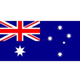Drapeau  Australien 90 X 170 cm gainé