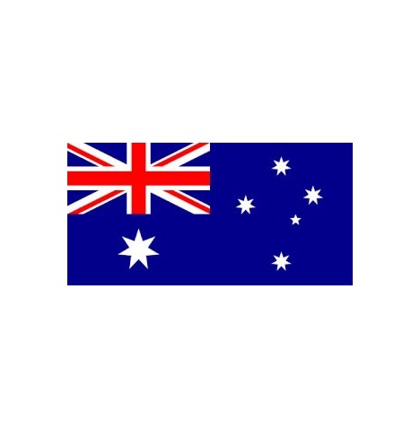 Drapeau  Australien 90 X 170 cm gainé