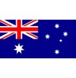 Drapeau  Australien 90 X 170 cm gainé