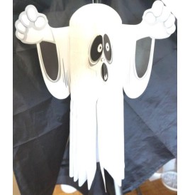 Fantôme papier blanc 52 cm à suspendre