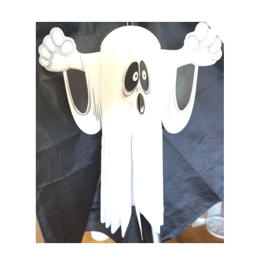 Fantôme papier blanc 52 cm à suspendre