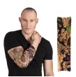 Tatoo manchette homme 'Dragon'