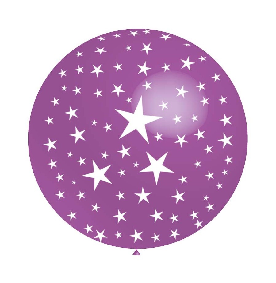 Ballon géant Etoiles diam 91 cm Couleurs aux choix