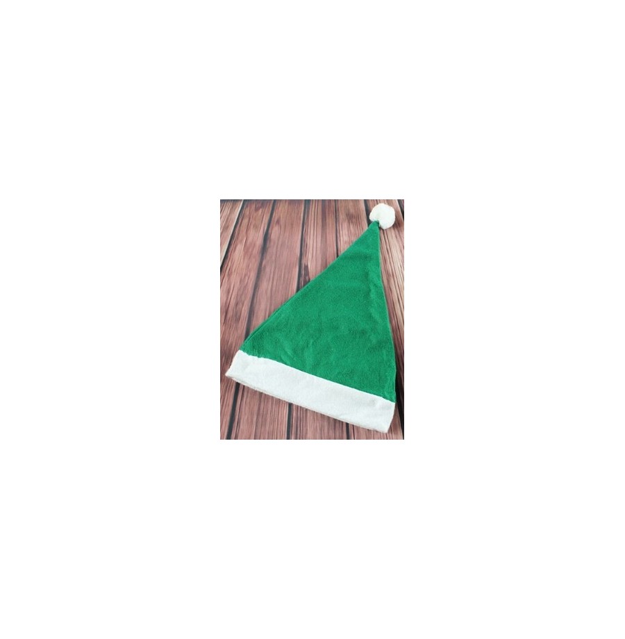 Bonnet noël en feutrine Vert