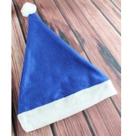Bonnet de Noël bleu feutrine ❄️ Original & plein de fraîcheur