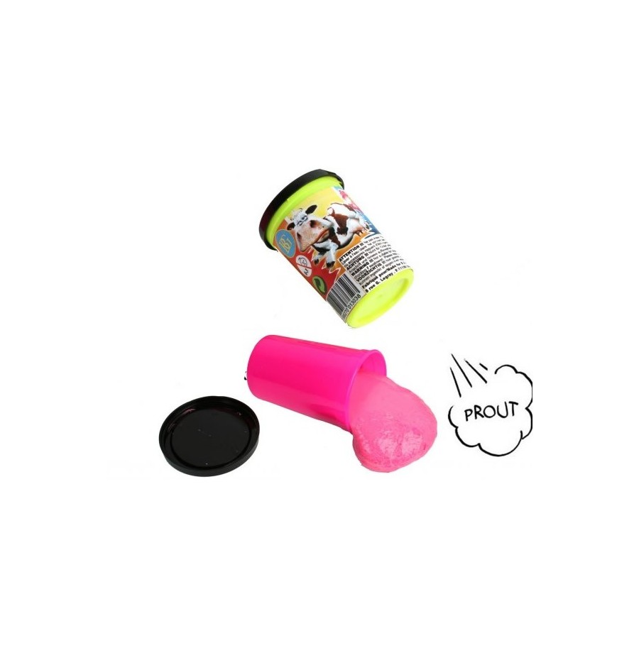 Pâte péteuse fluo pot 75 grs